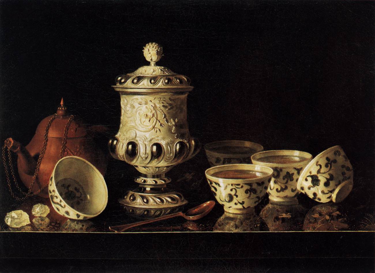 Still-Life with Chinese Teabowls