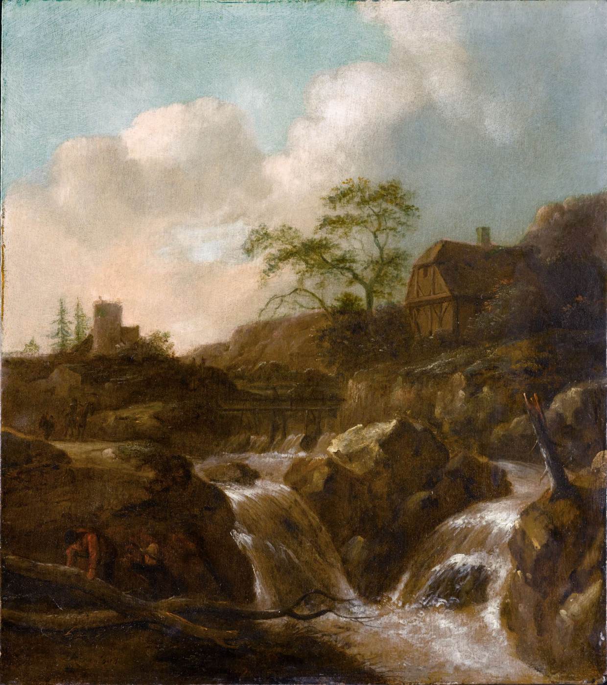 Torrent in a Scandinavian Landscape