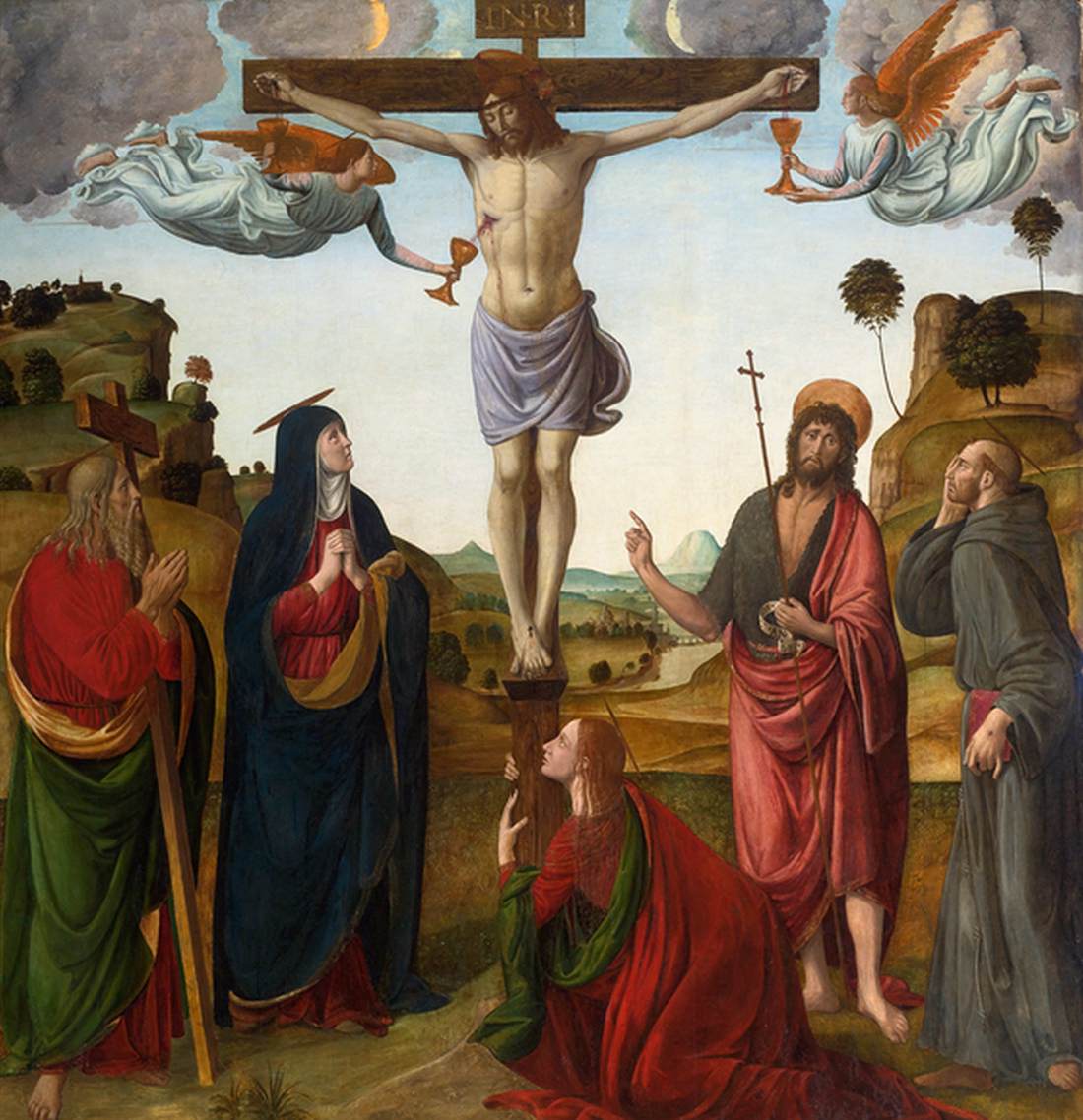Crucifixion with the Madonna and Saints