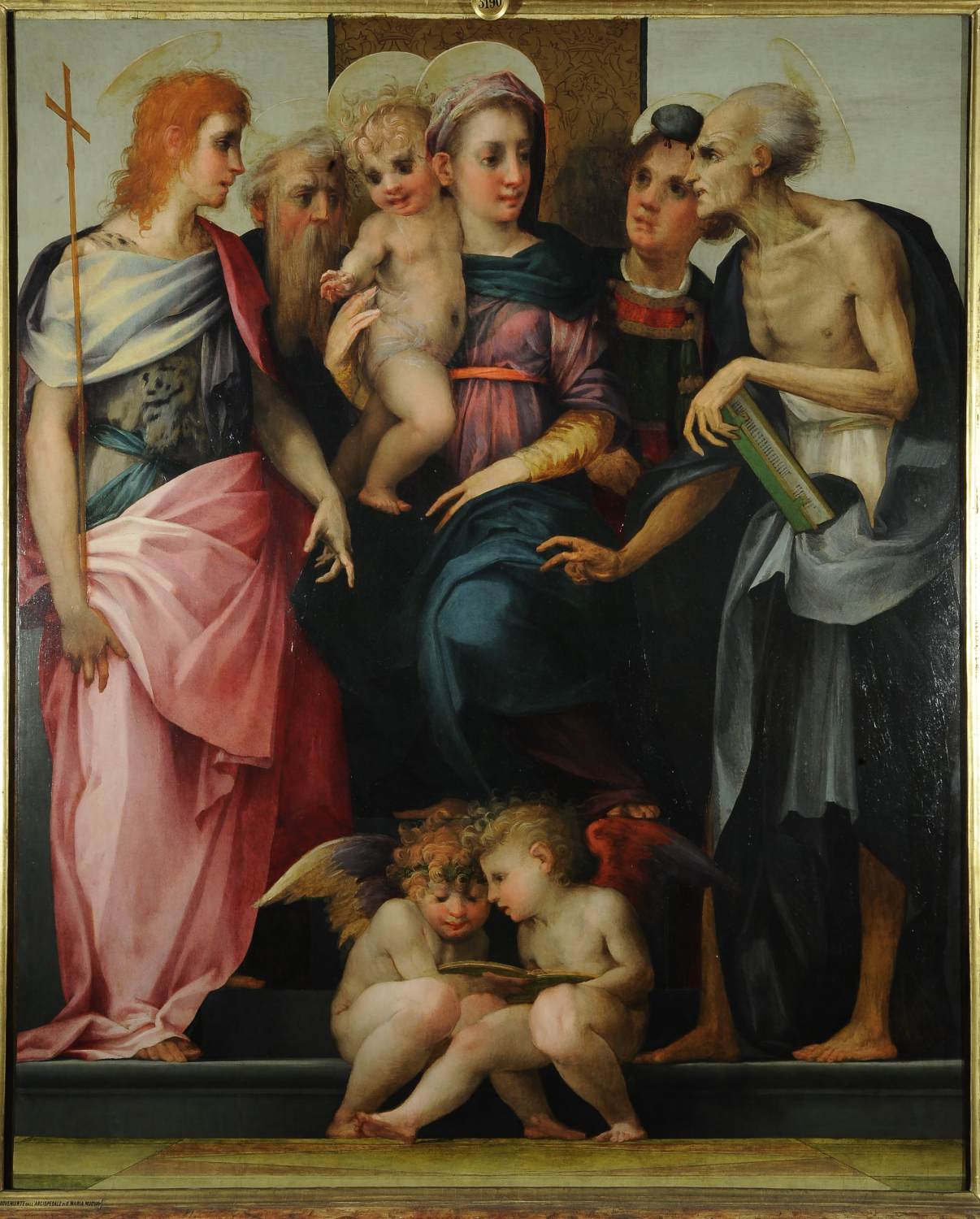 Madonna Enthroned with Four Saints