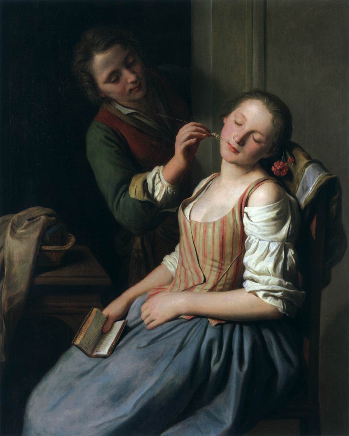 Sleeping Girl with Her Beau