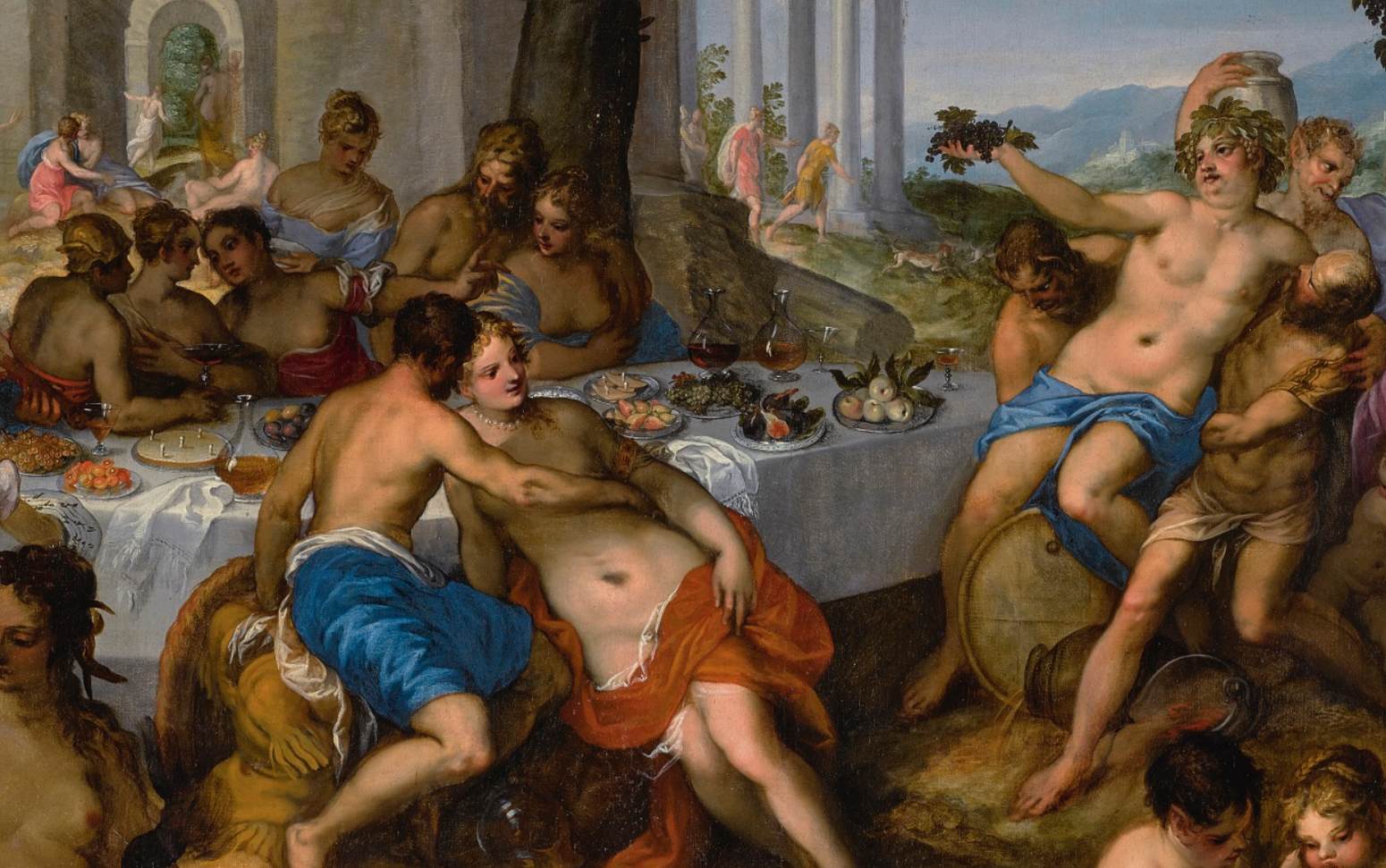 Feast of the Gods (detail)