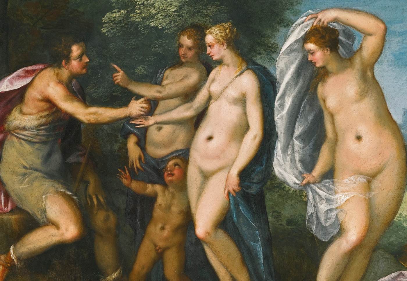 The Judgment of Paris (detail)