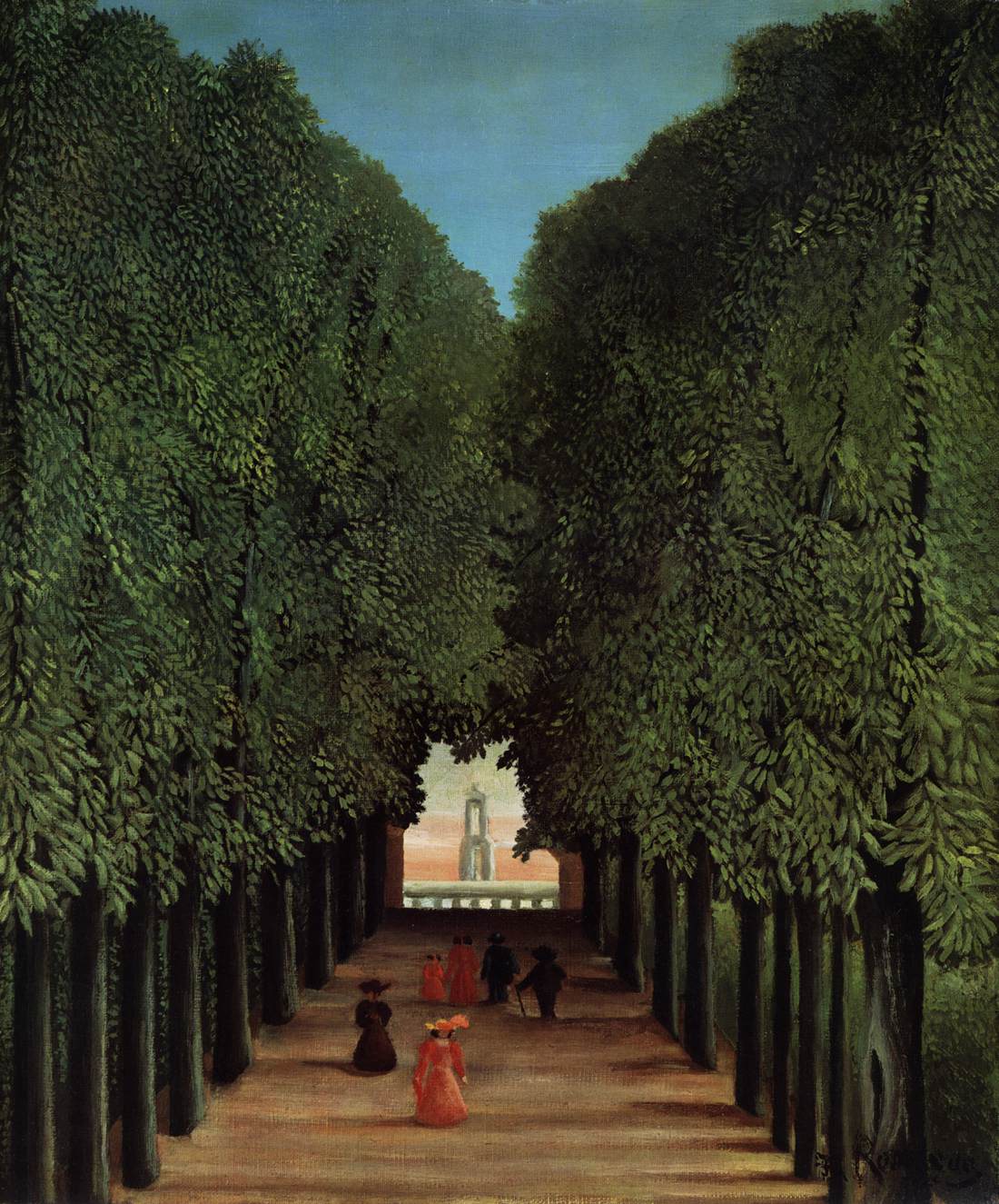 The Alley in the Park of Saint-Cloud