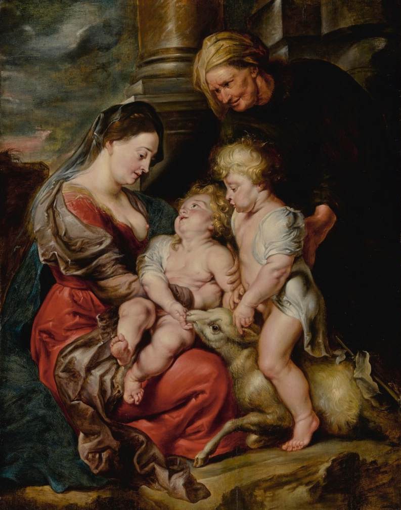 Virgin and Child, with Sts Elizabeth and John the Baptist