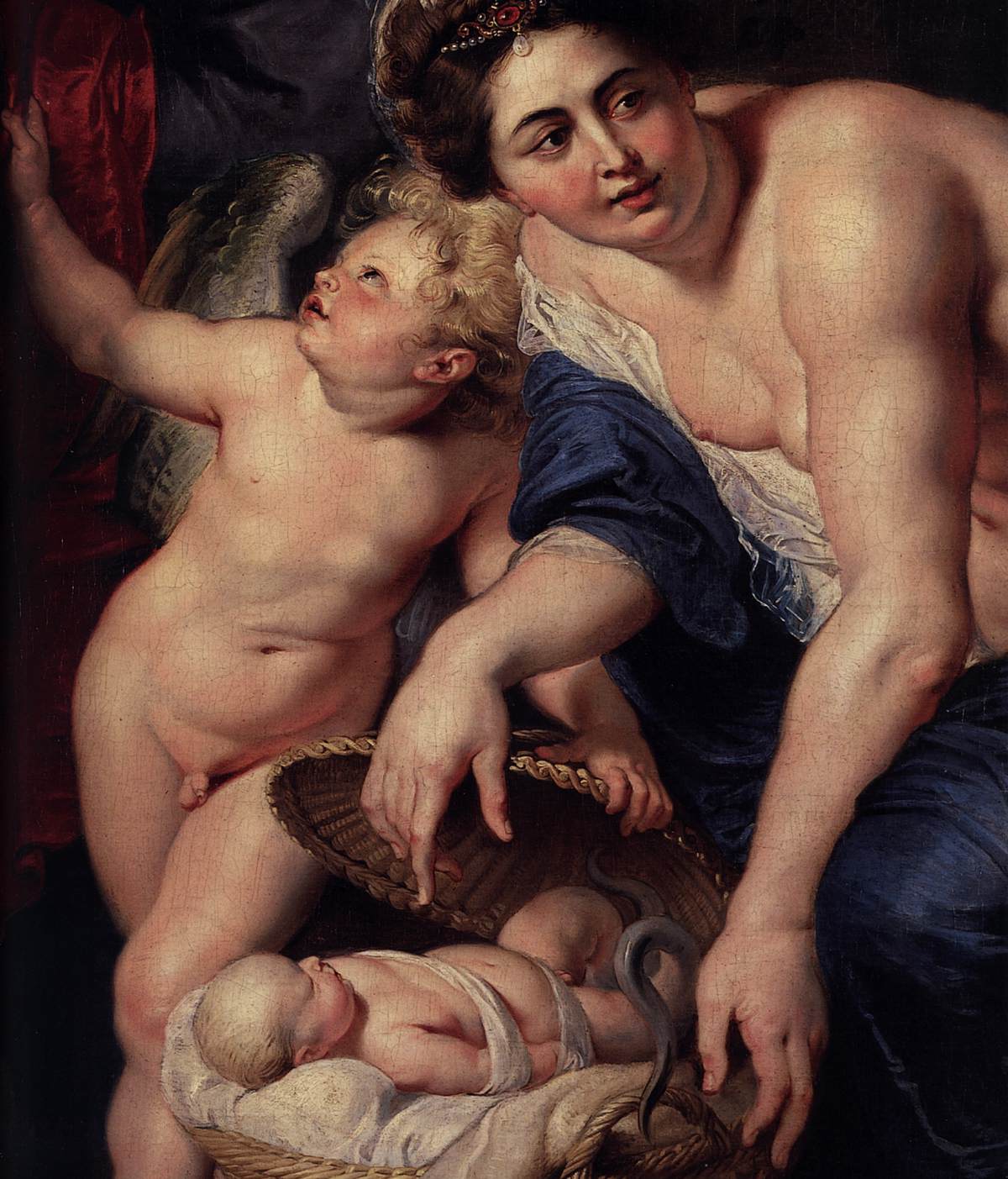 The Discovery of the Child Erichthonius (detail)