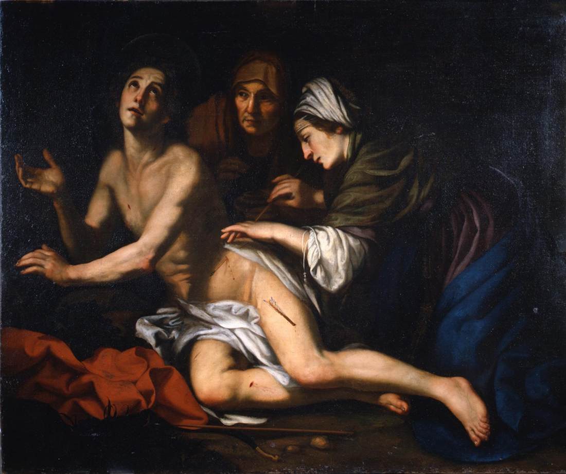 St Sebastian Cared by Irene