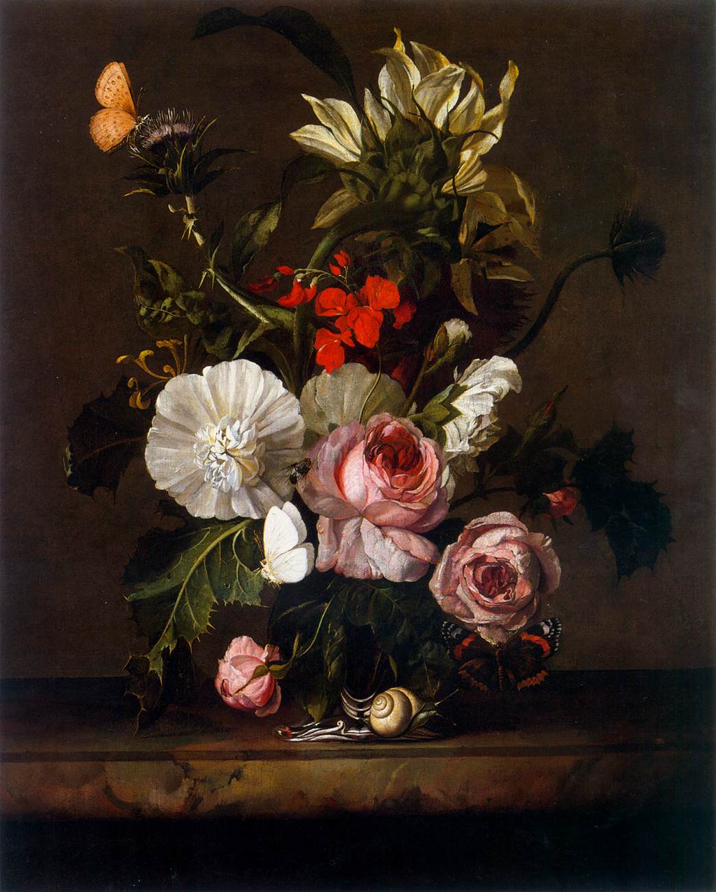 Bouquet of Flowers in a Vase