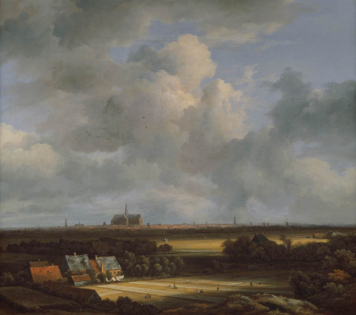 View of Haarlem with Bleaching Grounds
