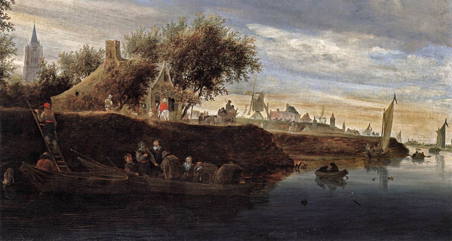 Ferry near Gorinchem (detail)