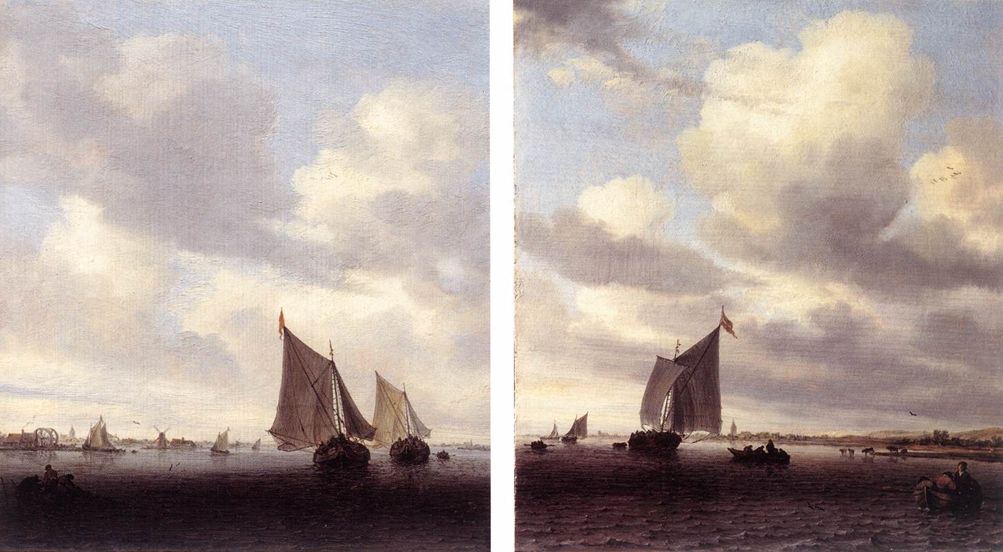 Seascapes with Sailing Boat