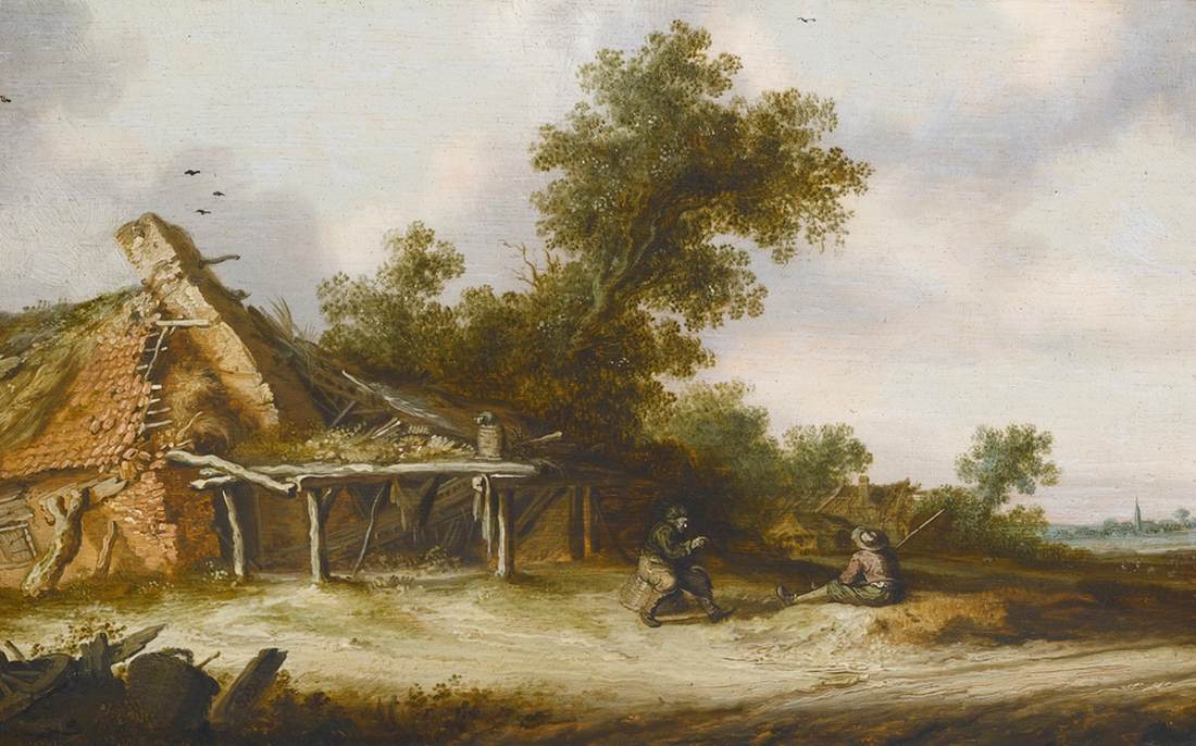 Two Seated Travellers