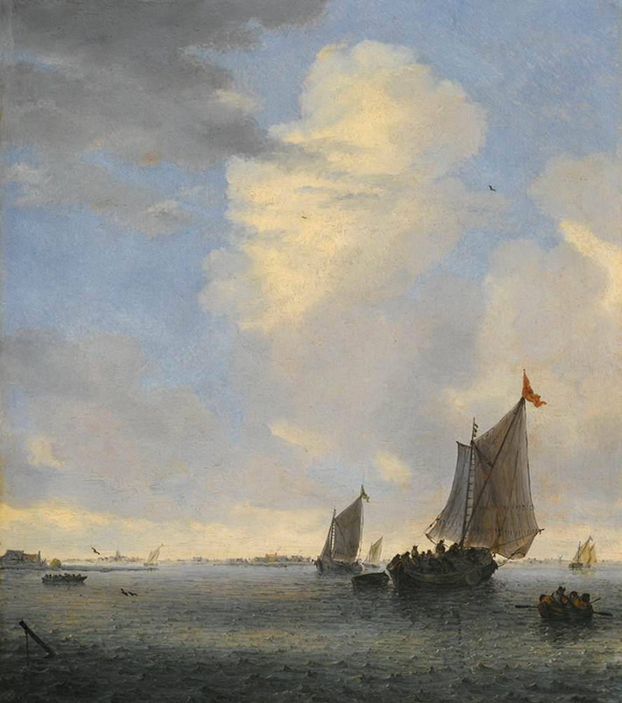 Dutch Vessels at the Mouth of an Estuary