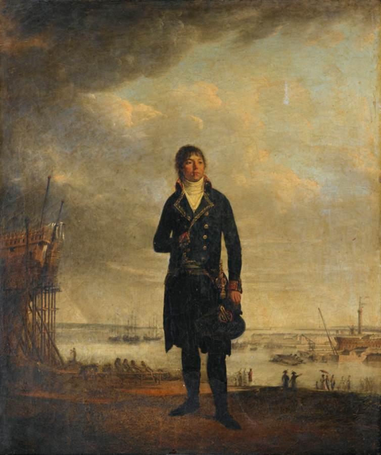 Portrait of Louis Crucy in a Shipyard