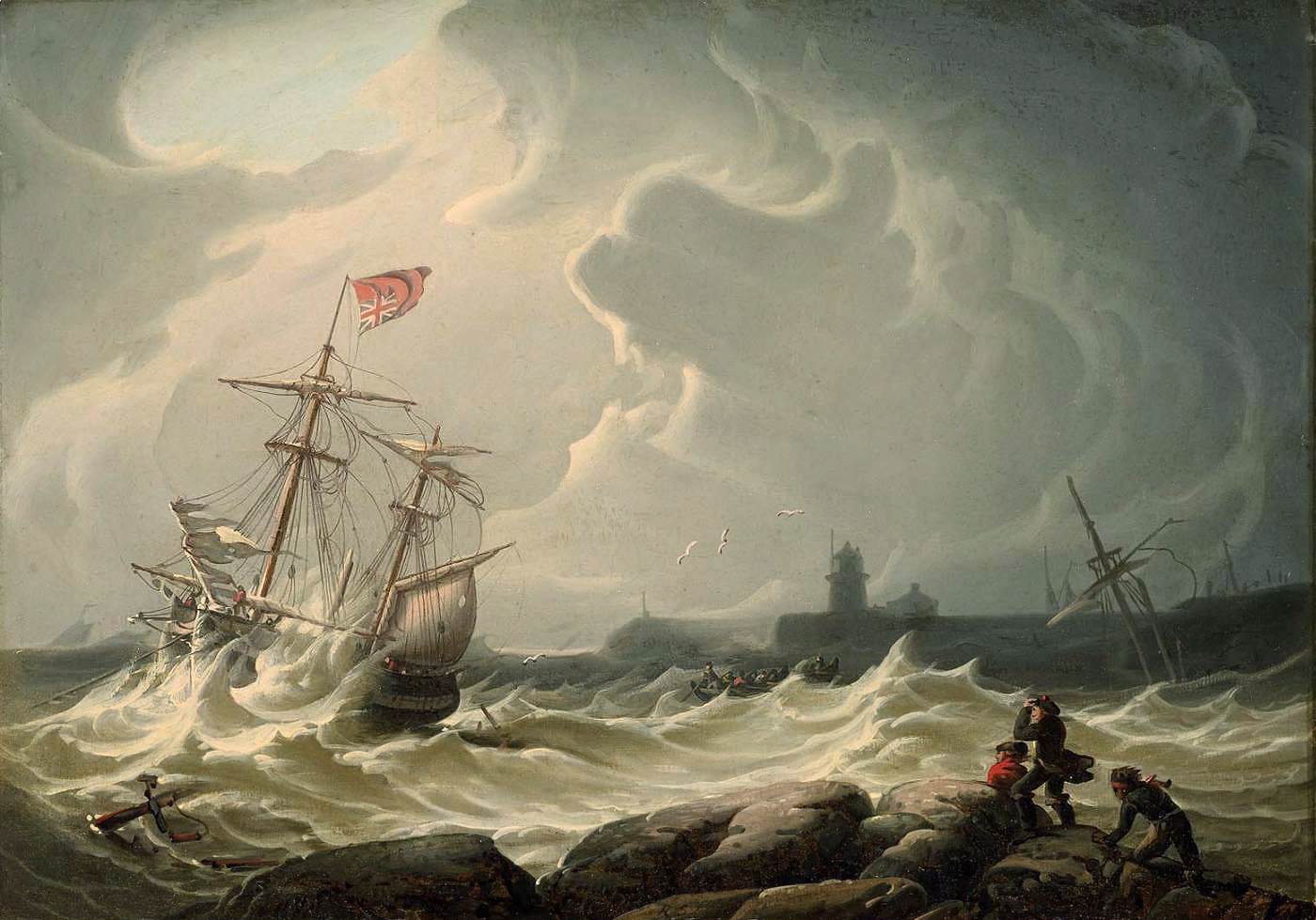 Ship in Storm
