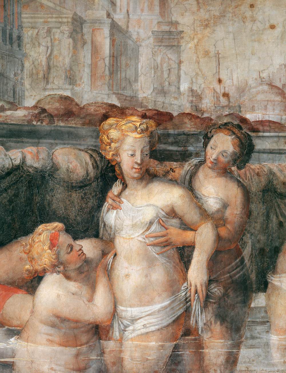 Bathsheba Bathing (detail)