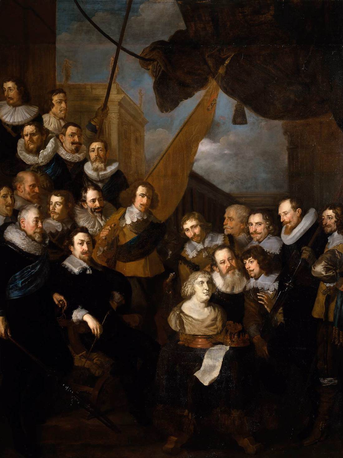 Captain Bicker's Company Waiting to Welcome Marie de Medicis in September 1638