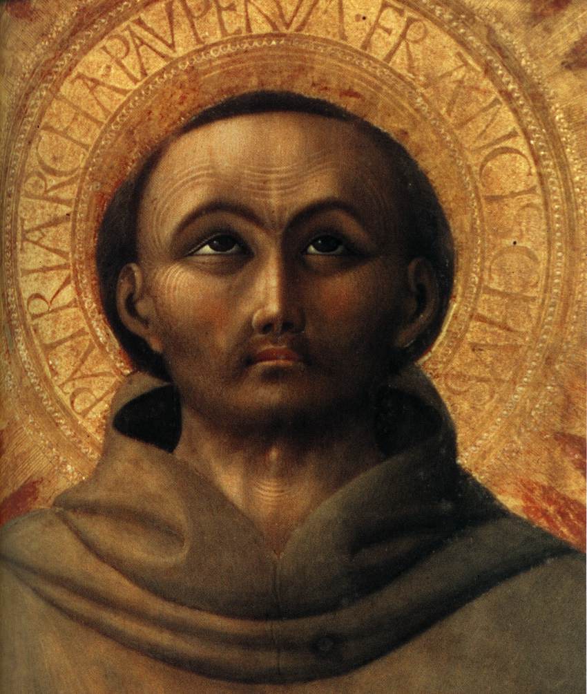 The Ecstasy of St Francis (detail)