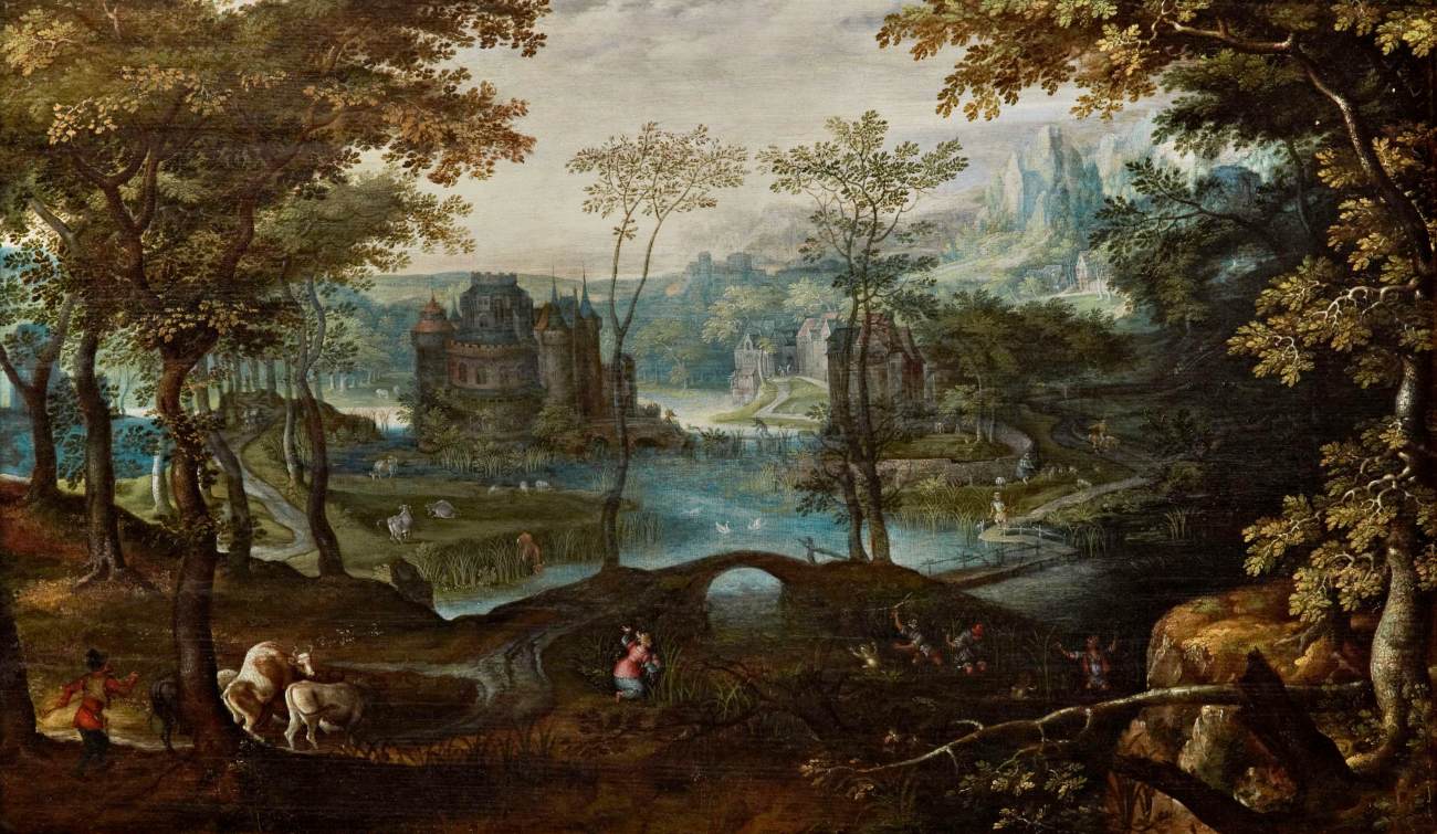 Landscape with Latona Turning the Lycian Peasants into Frogs