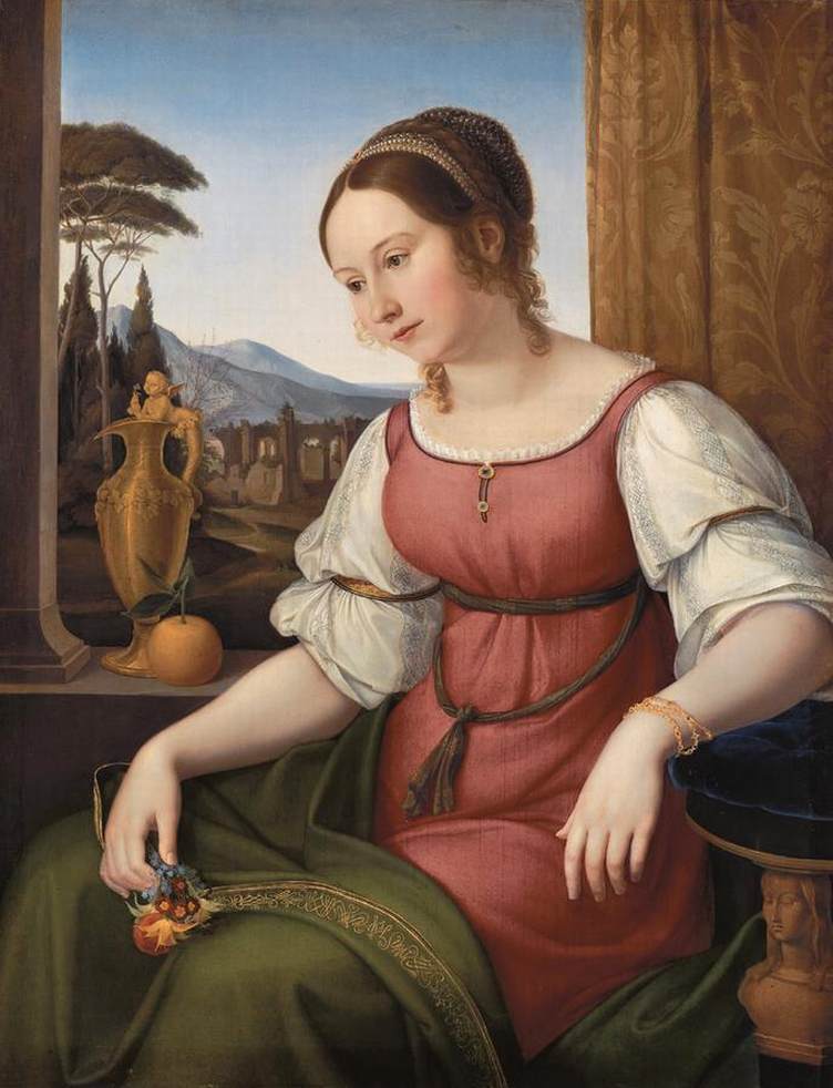 Portrait of a Young Roman Woman (Angelina Magtti)