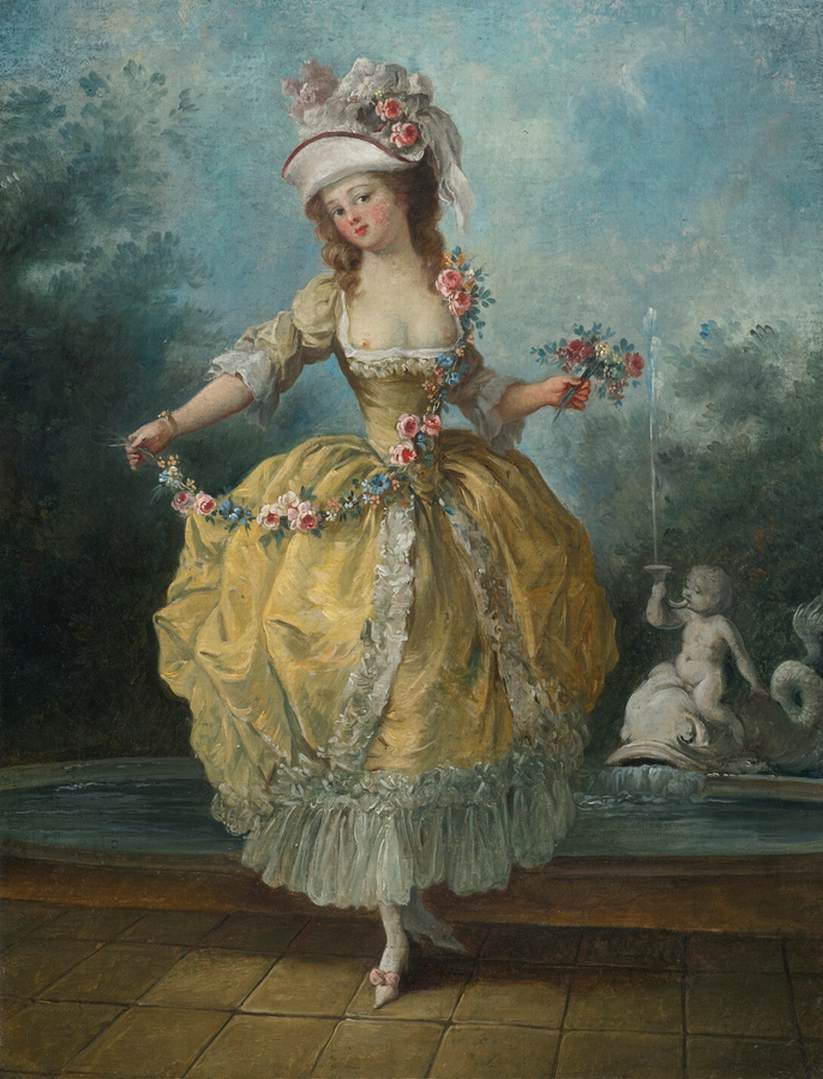 Young Lady in a Garden