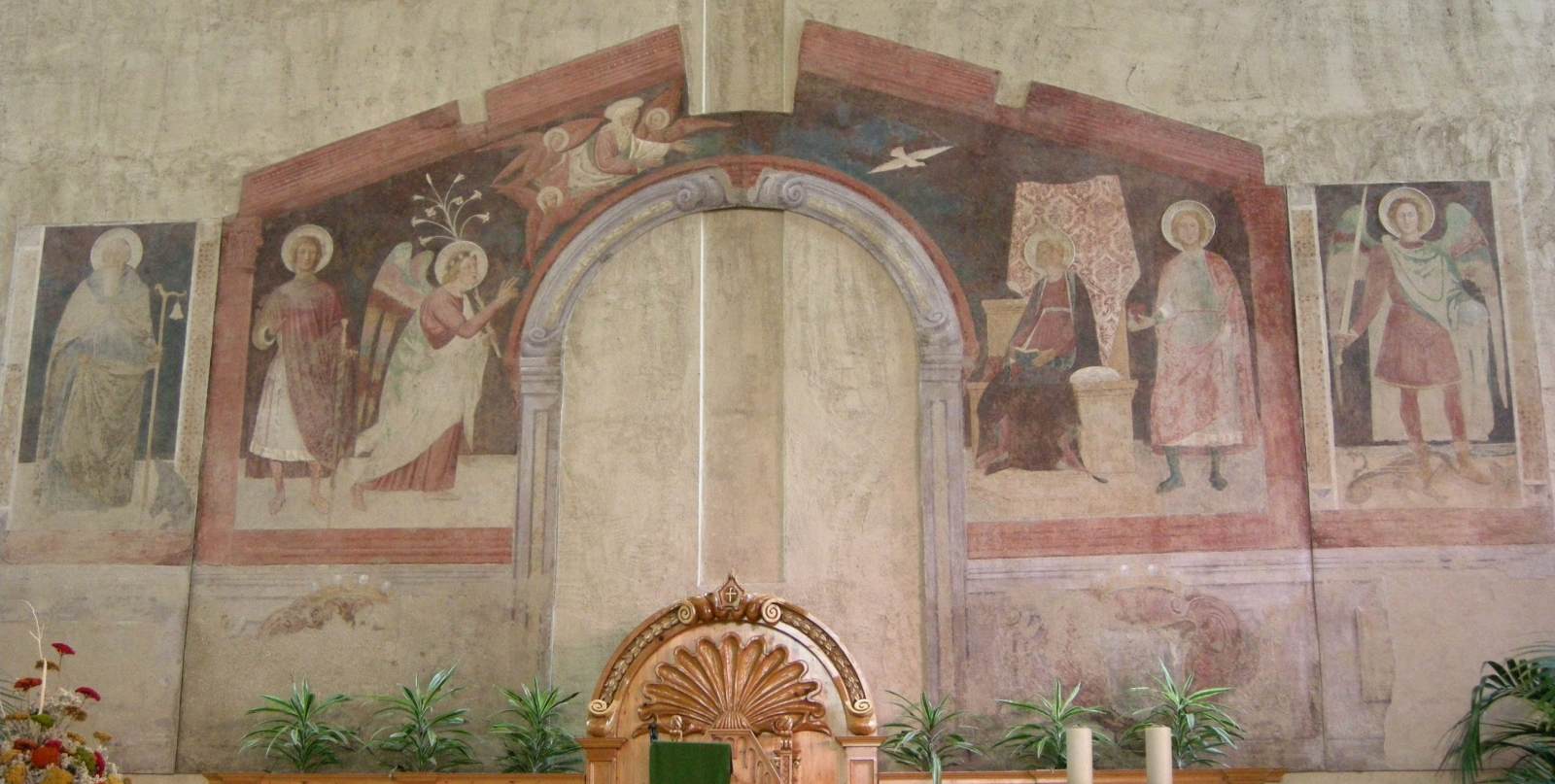 Annunciation and Saints