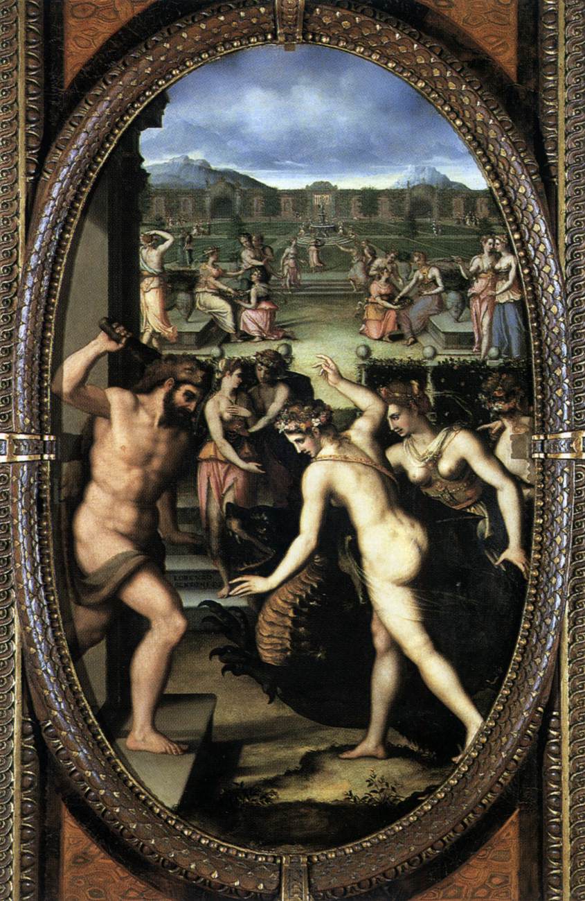 Hercules Killing the Dragon in the Garden of the Hesperides