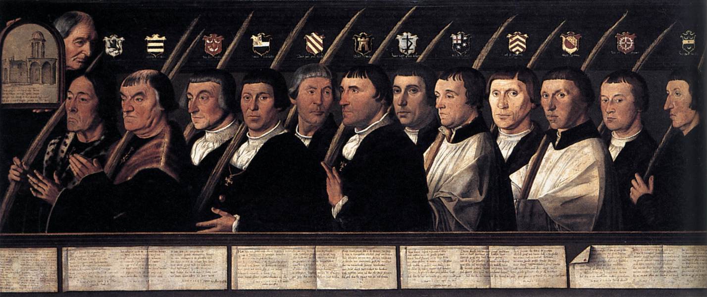 12 Members of the Haarlem Brotherhood of Jerusalem Pilgrims