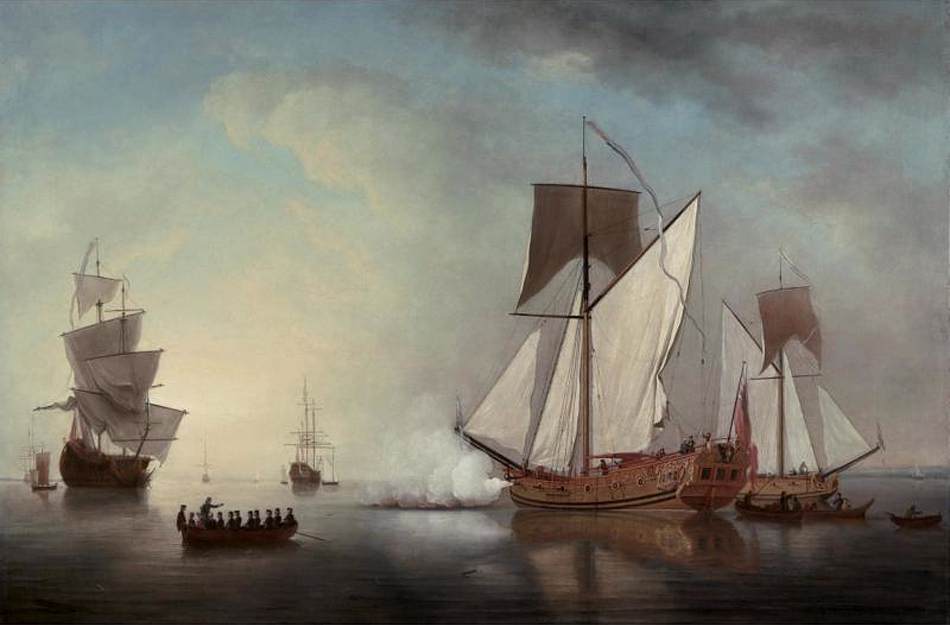 Departure from England of Francis, Duke of Lorraine, 1731