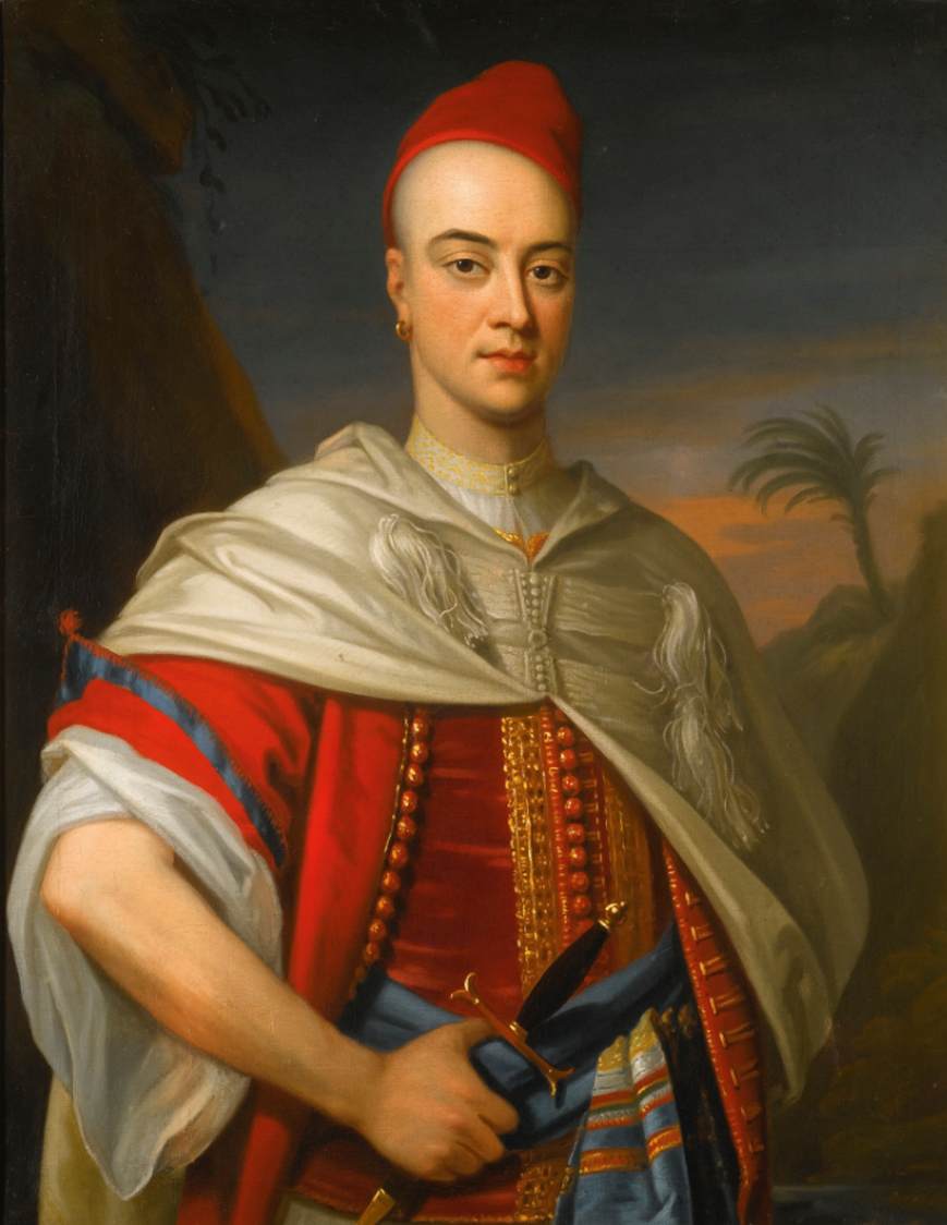 Portrait of a Gentleman in Moroccan Dress