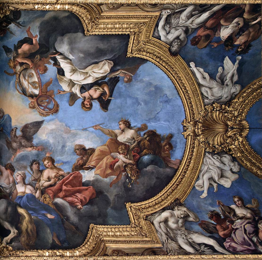 Ceiling of the Galleria del Daniel (centre section detail)
