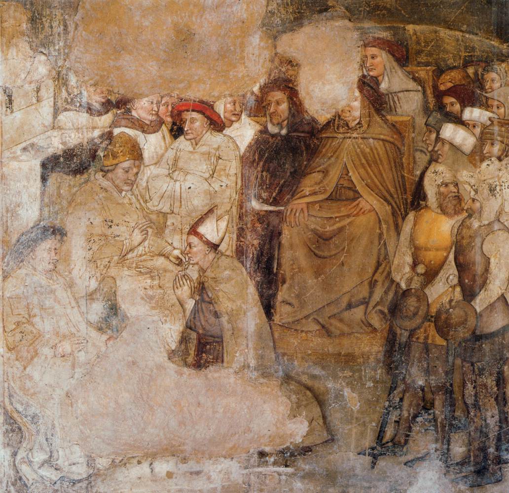 St Louis of Toulouse Ordained Bishop by Pope Boniface VIII