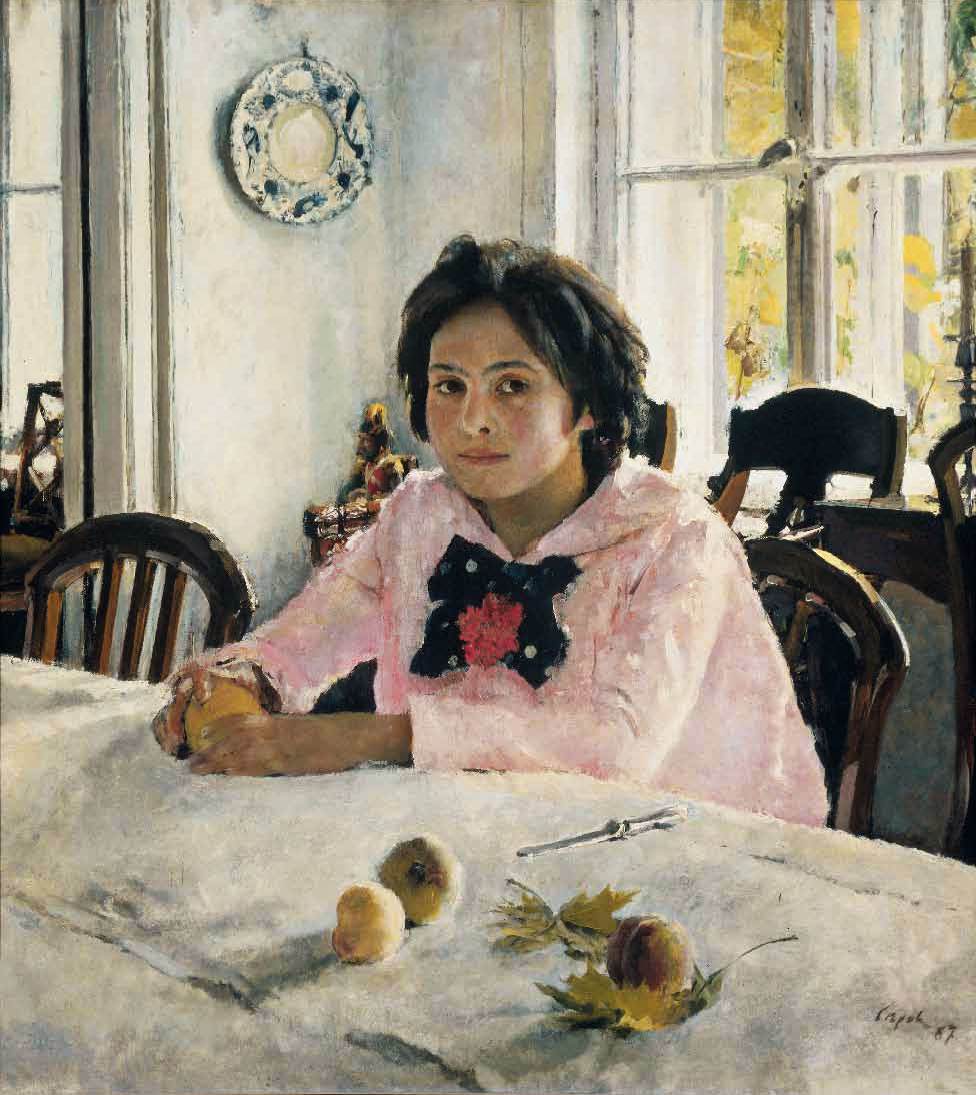 Girl with Peaches