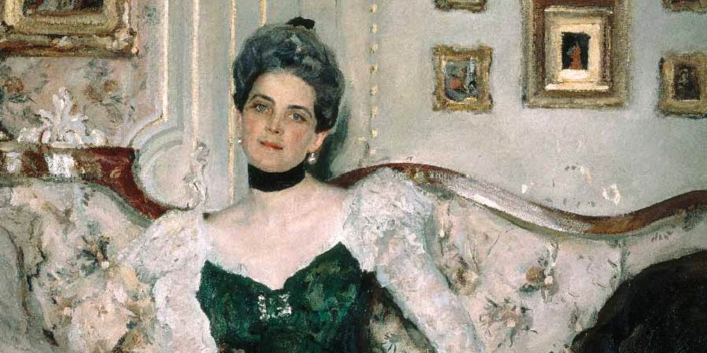 Portrait of Princess Yusupova (detail)