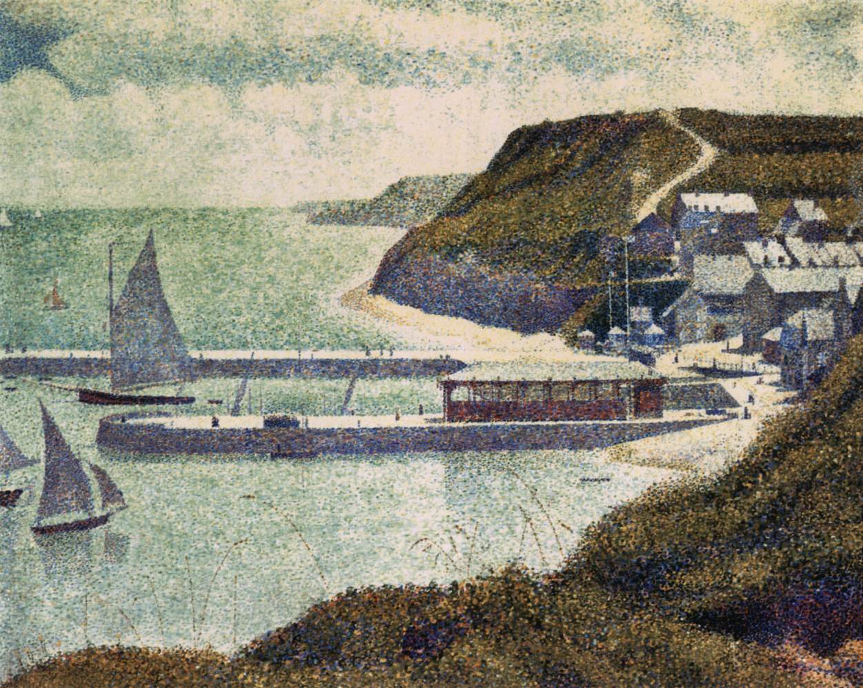 Port-en-Bessin, The Outer Harbour at High Tide