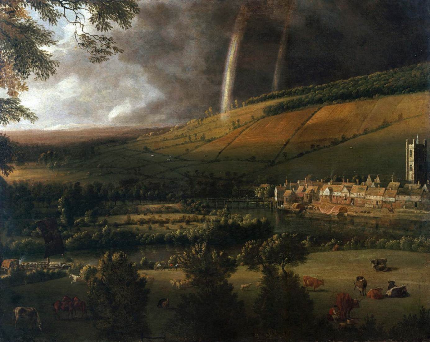 Landscape with Rainbow, Henley-on-Thames