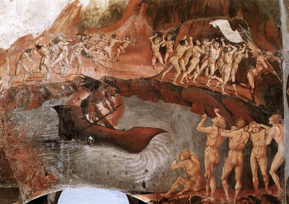The Damned Being Plunged into Hell (detail)