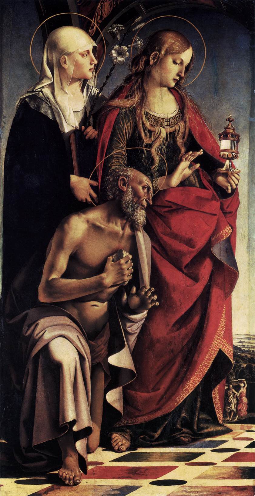 St Augustine Altarpiece (left wing)