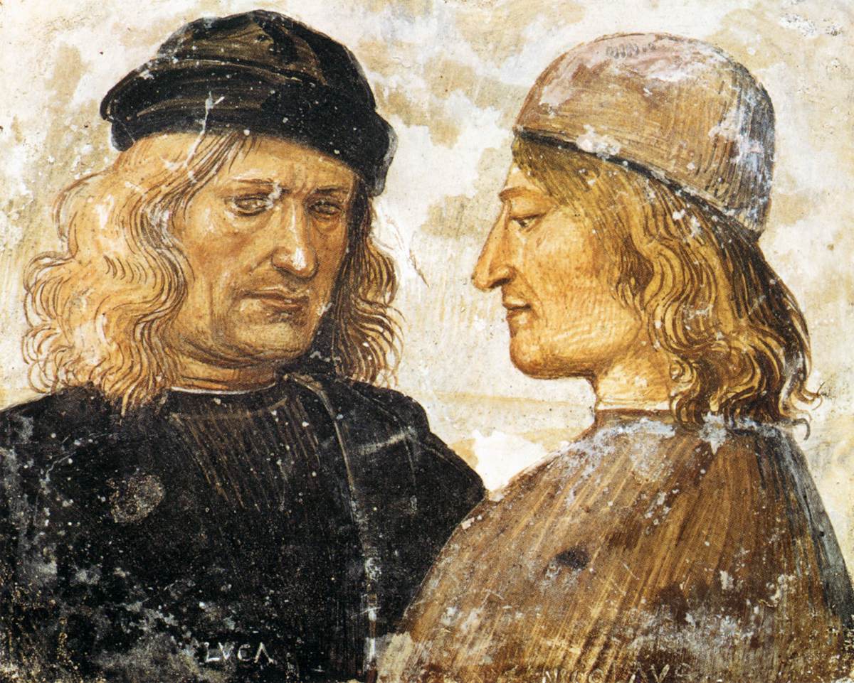 Self-Portrait with Niccolò d'Angeli Franceschi