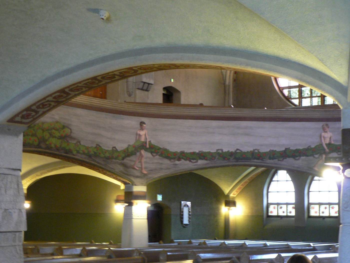 Frieze on the gallery (detail)