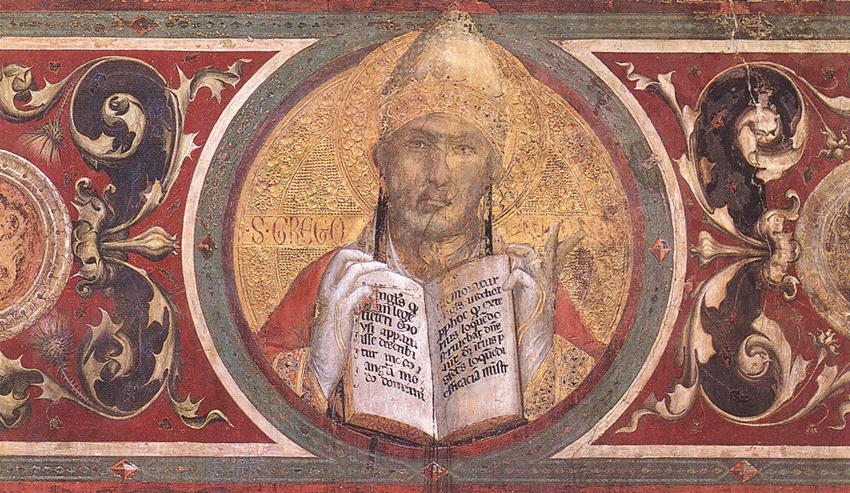 Maestà (detail of the medallions)