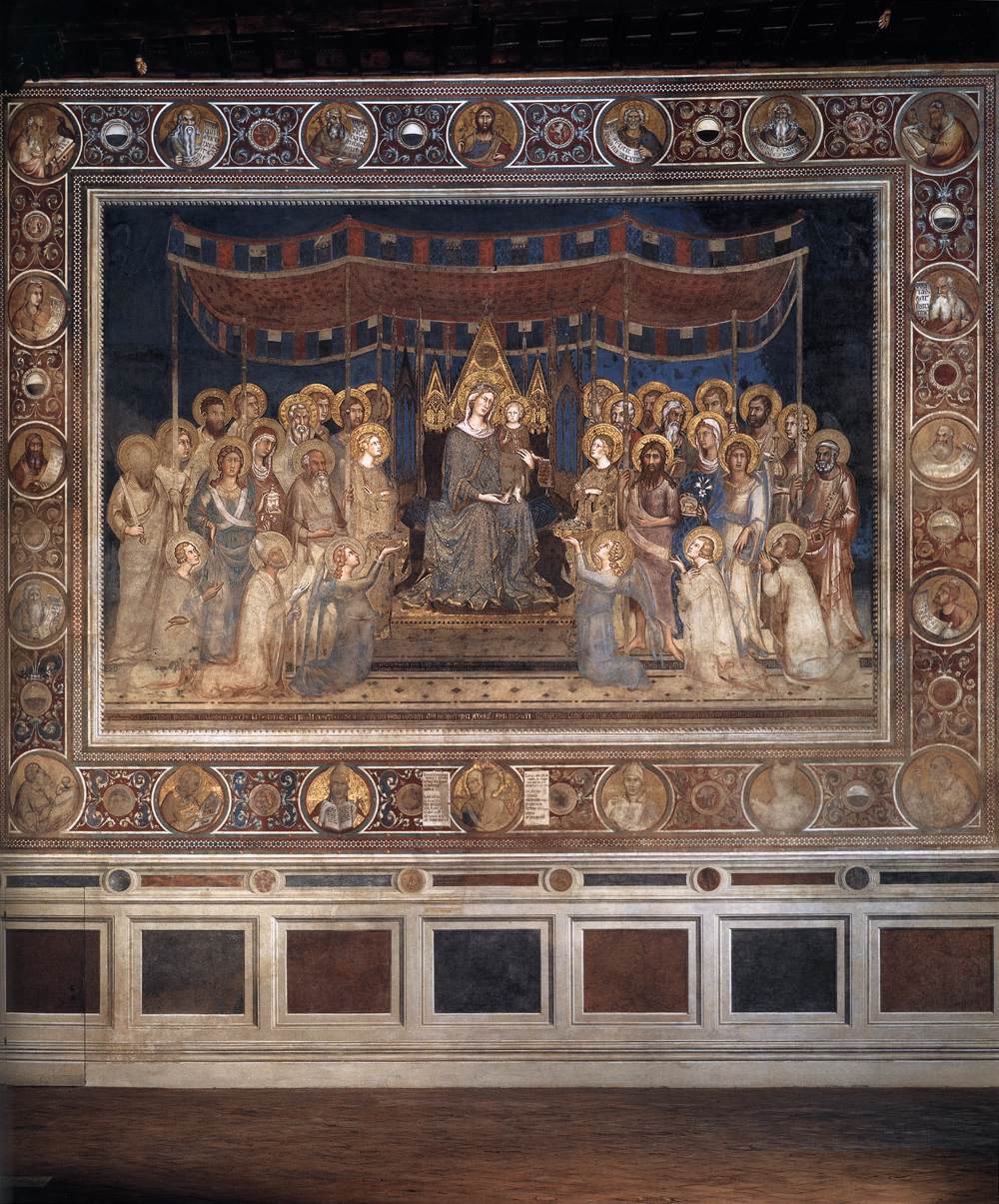 Maestà (Virgin with Child Enthroned between Saints and Angels)