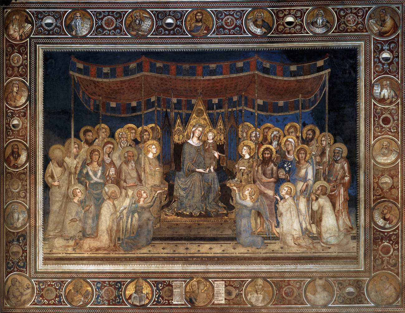 Maestà (Virgin with Child Enthroned between Saints and Angels)