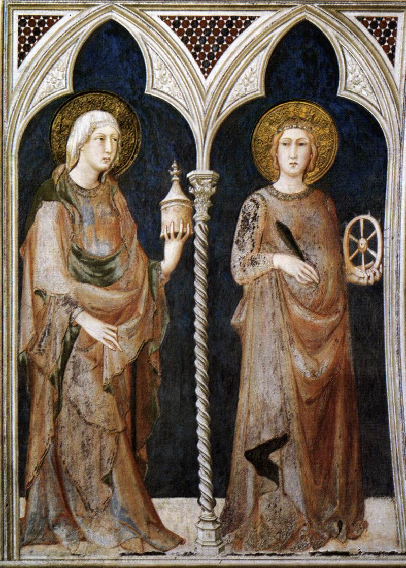 St Mary Magdalen and St Catherine of Alexandria