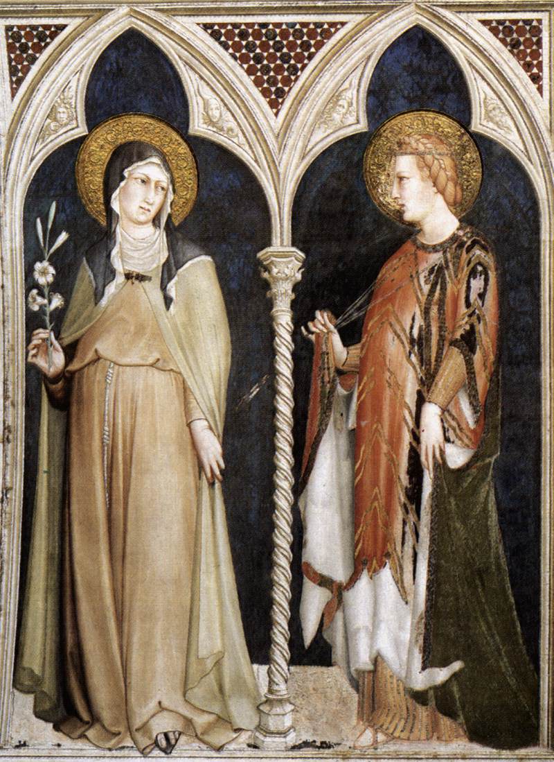 St Clare and St Elizabeth of Hungary
