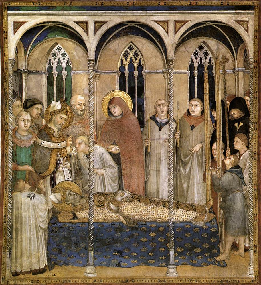 Burial of St Martin (scene 10)