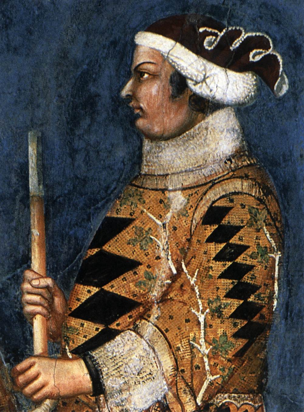 Equestrian Portrait of Guidoriccio da Fogliano (detail)