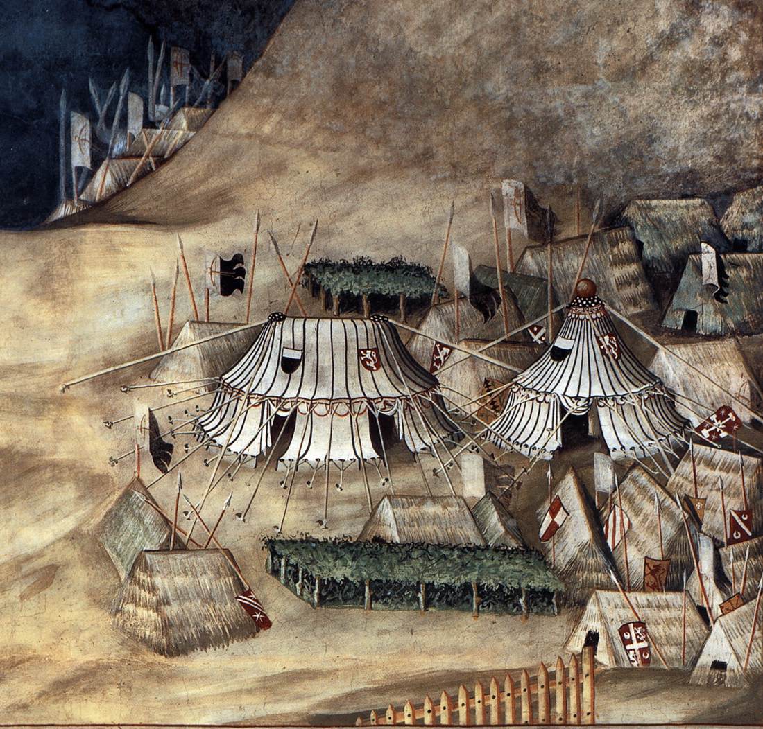 Equestrian Portrait of Guidoriccio da Fogliano (detail)