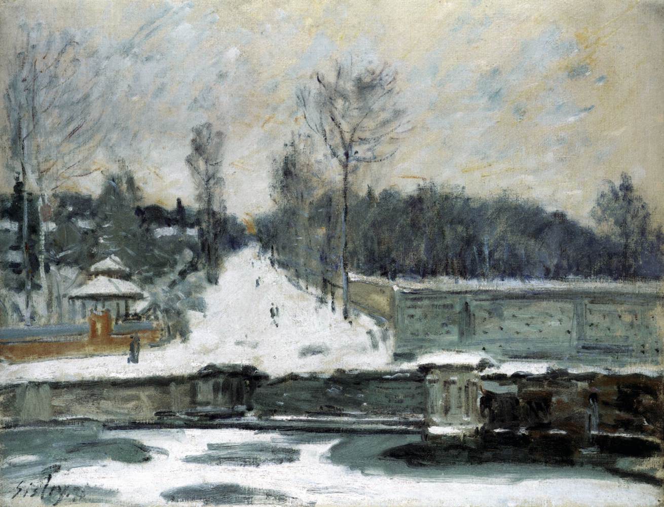 The Watering Place at Marly-le-Roi