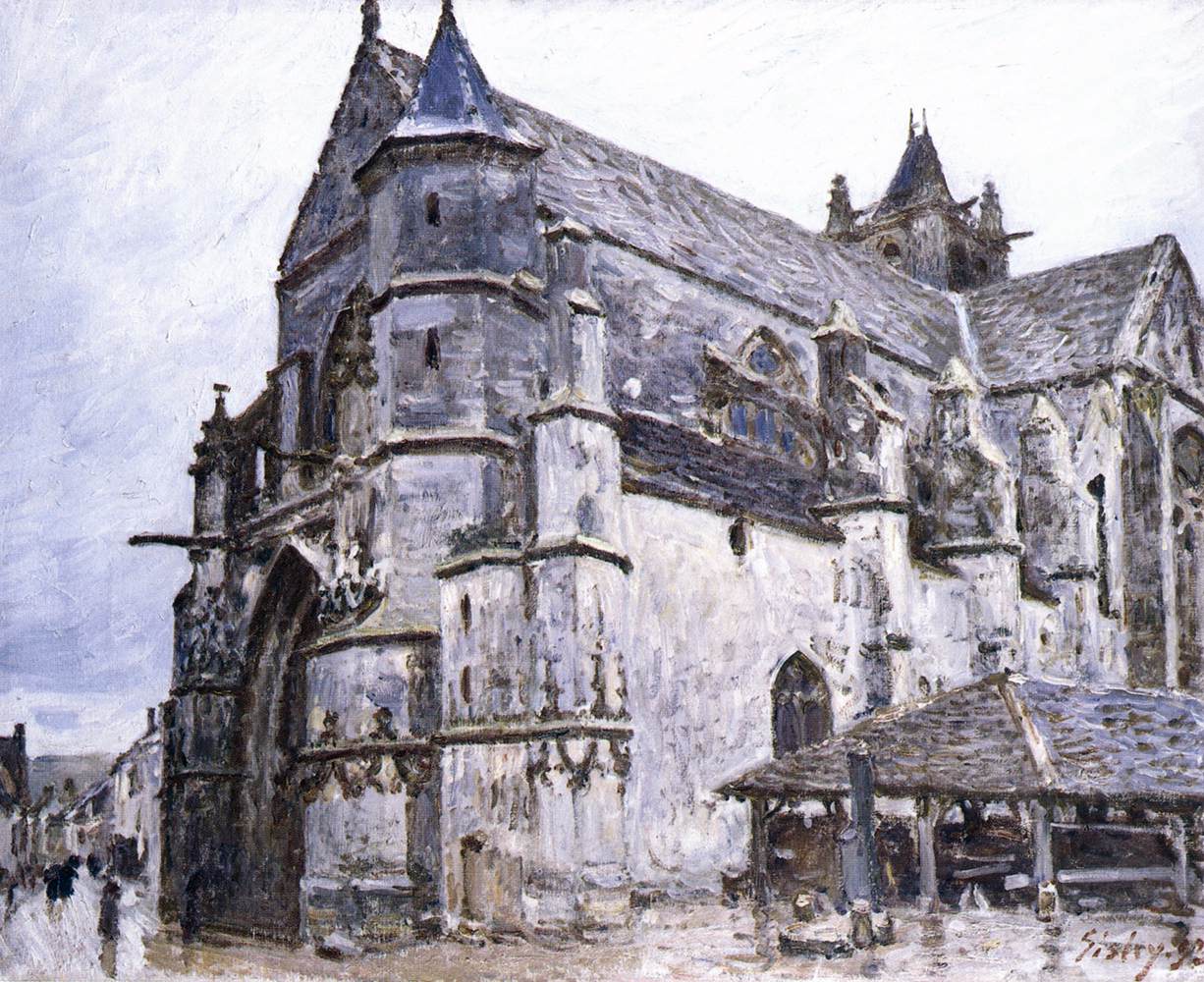 The Church at Moret, Rainy Morning
